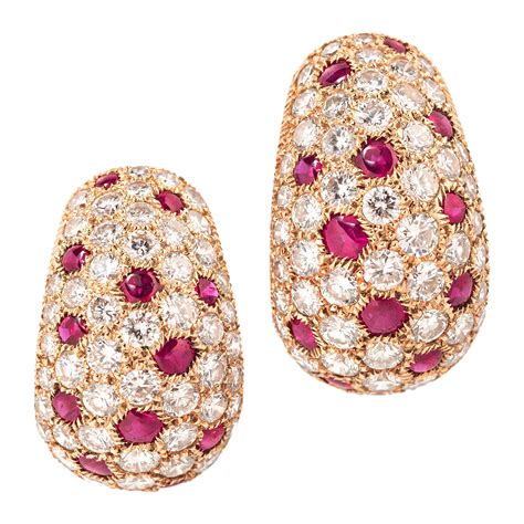 women's cartier earrings|cartier solitaire earrings.